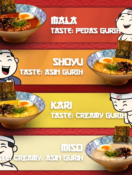 Menu di Joffi Ramen Semarang (Dok. Instagram/@joffiramen_semarang) 