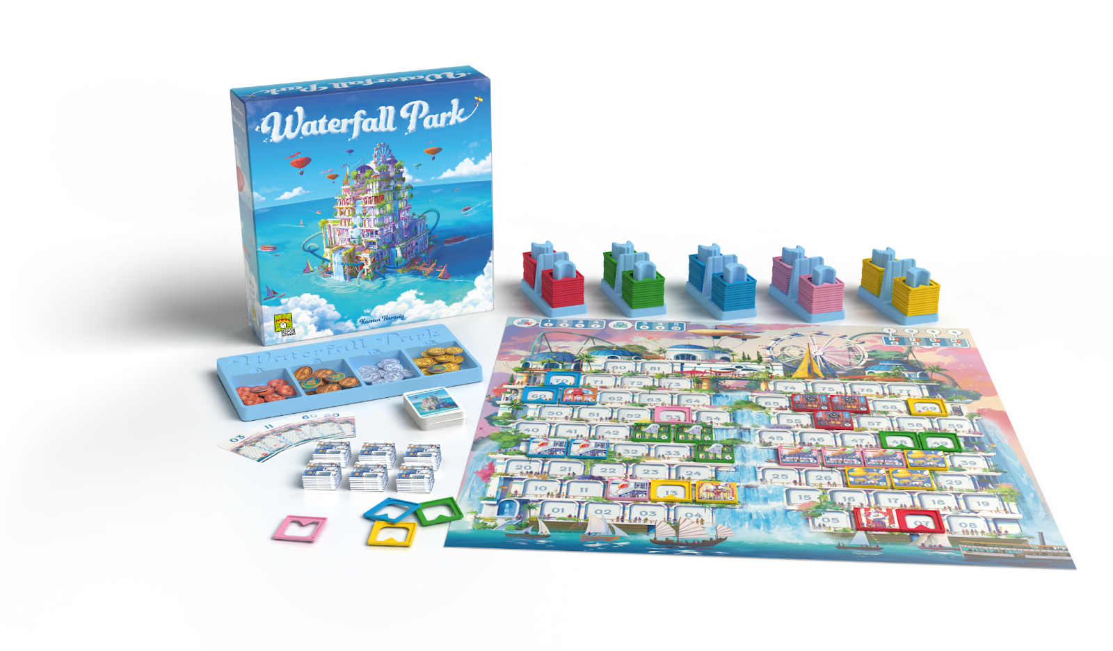 Waterfall Park Board Game Play