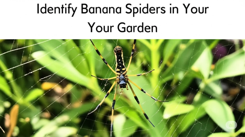 How to Identify Banana Spiders in Your Garden