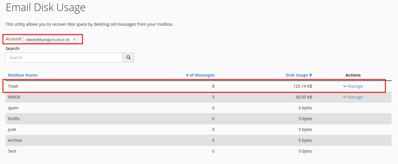 Cara Cepat Hapus Email Trash, Sent, dan Inbox di cPanel!
