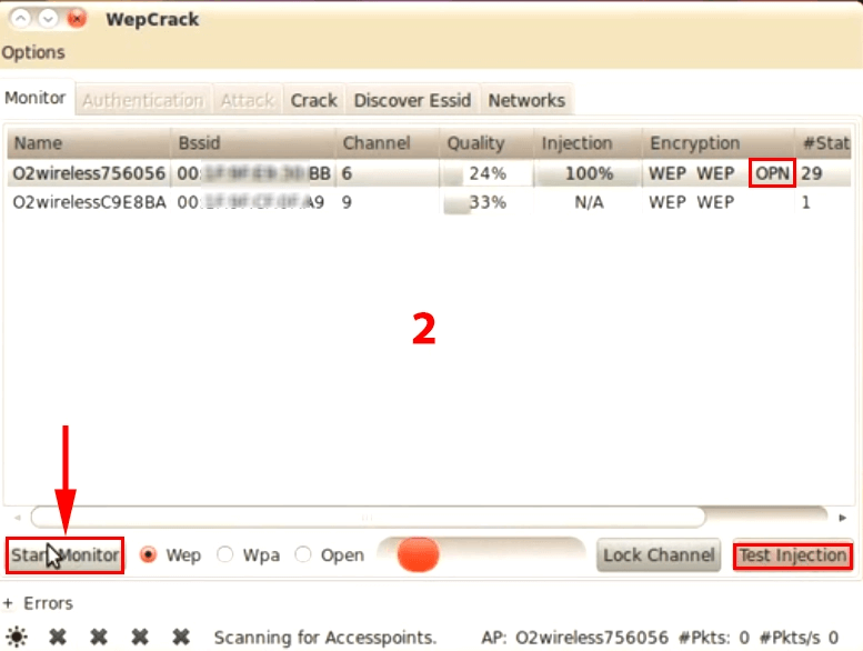 Second step - start monitoring