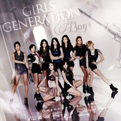 This contains an image of Girls Generation putting on black dress 