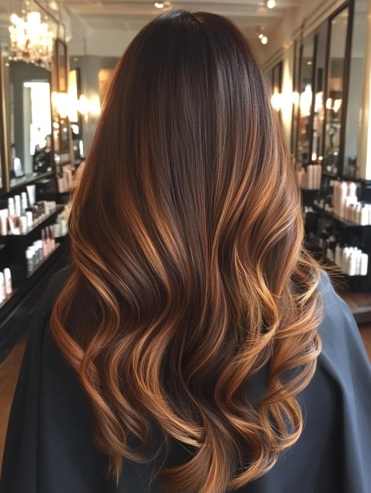 Caramel Auburn Balayage