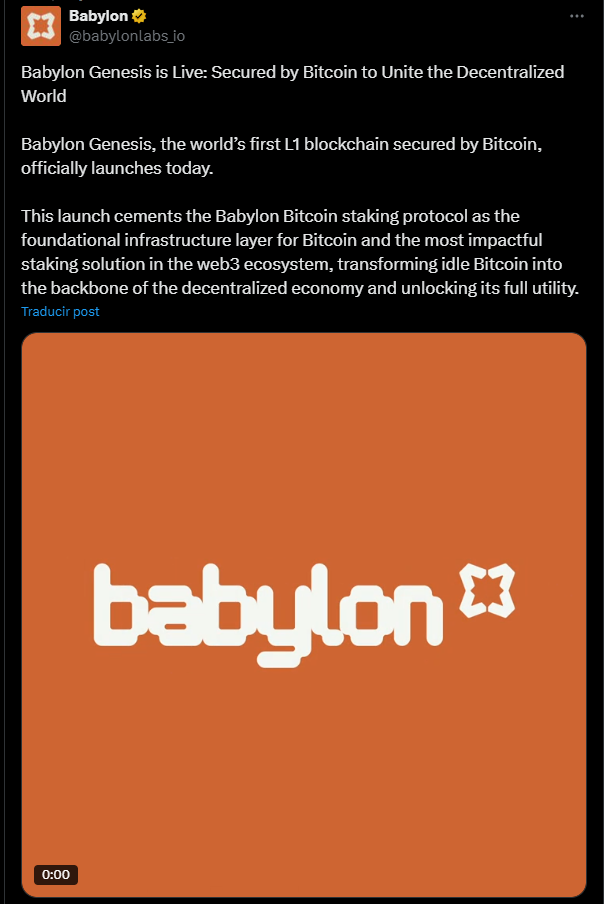 Babylon Genesis launches as Bitcoin’s first trustless staking protocol, transforming idle BTC into a security backbone for decentralized networks.  