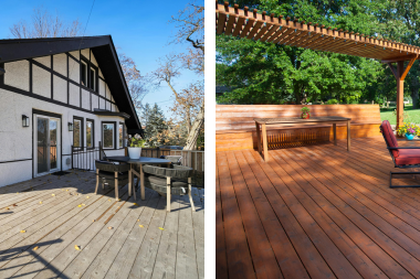 attached decks vs floating decks building the right outdoor living space deck areas with seating custom built michigan