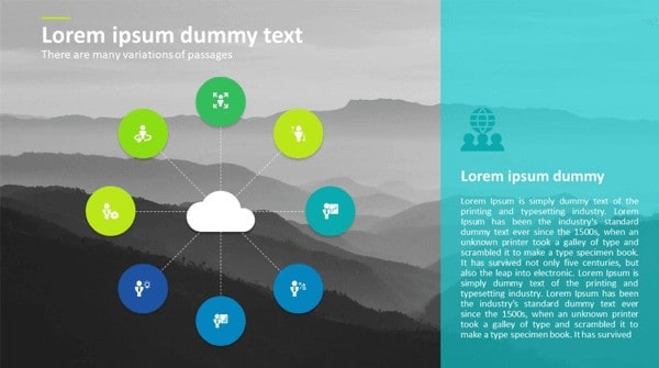 PowerPoint Template for Graph, Diagram & Data Sheets