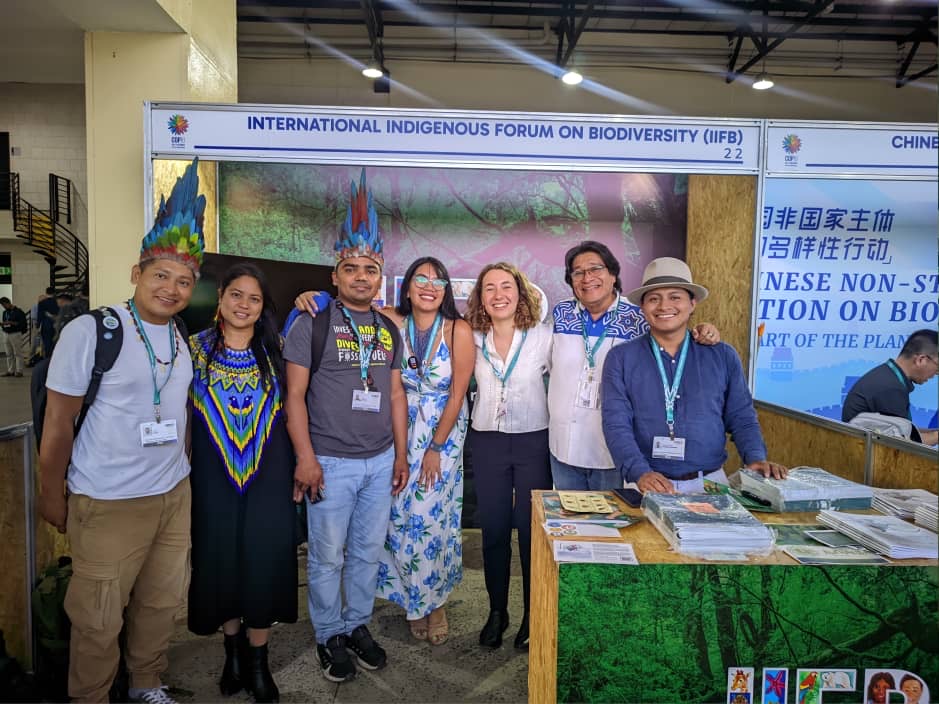 Magali at COP16 with IIFB