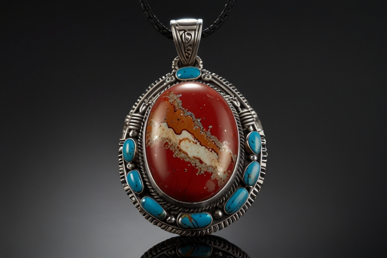 Loren Thomas Begay Pendant Wild Horse Magnesite