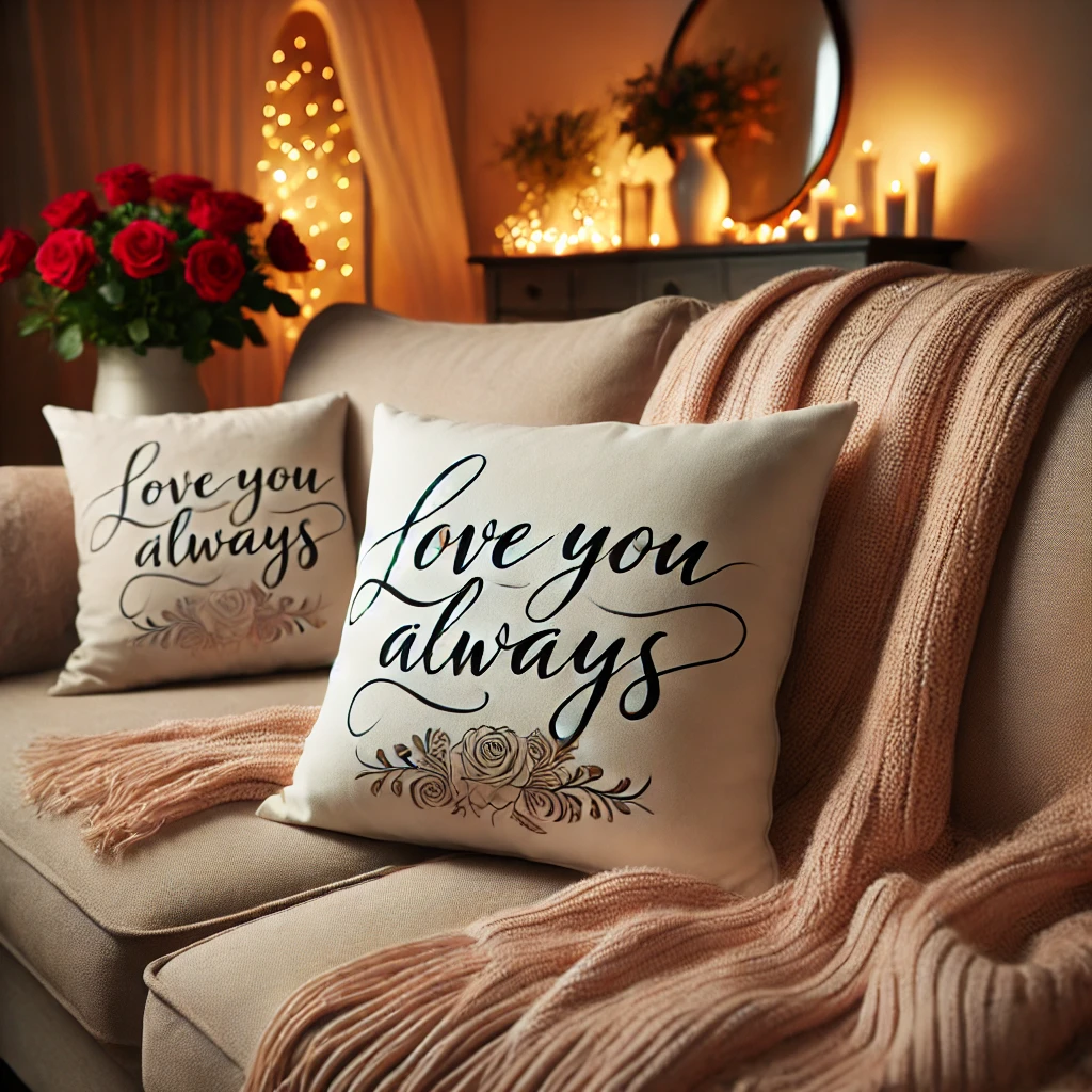 sản phẩm home decor print on demand cho ngày lễ Valentine