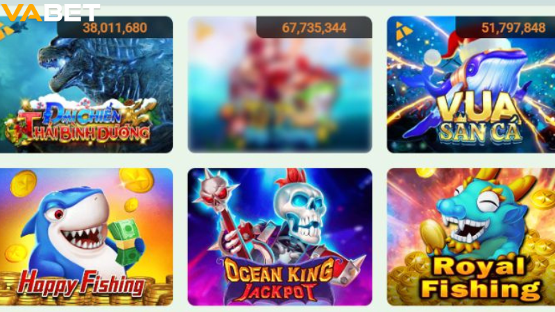 Top 6 game bắn cá hot tại Vabet hiện nay