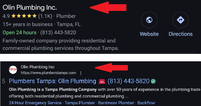 Rank and rent organic results