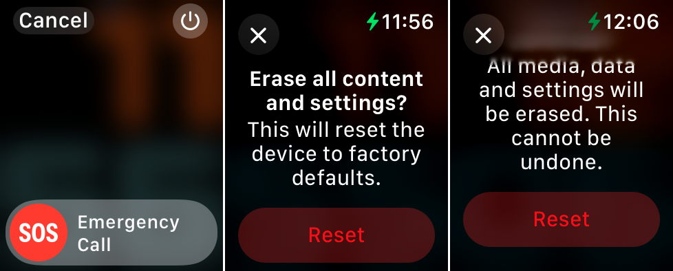 Steps to reset an Apple Watch without passcode