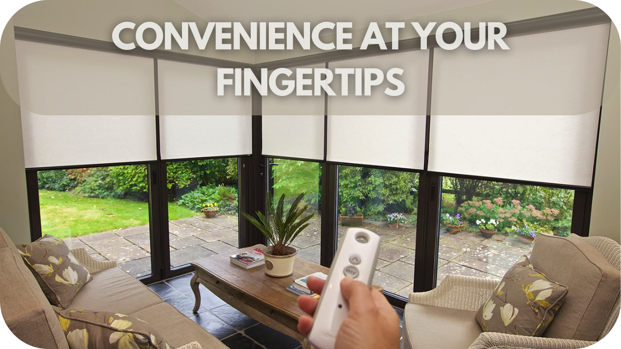 Effortlessly control your blinds with just a tap, enhancing comfort and ease in your smart home.