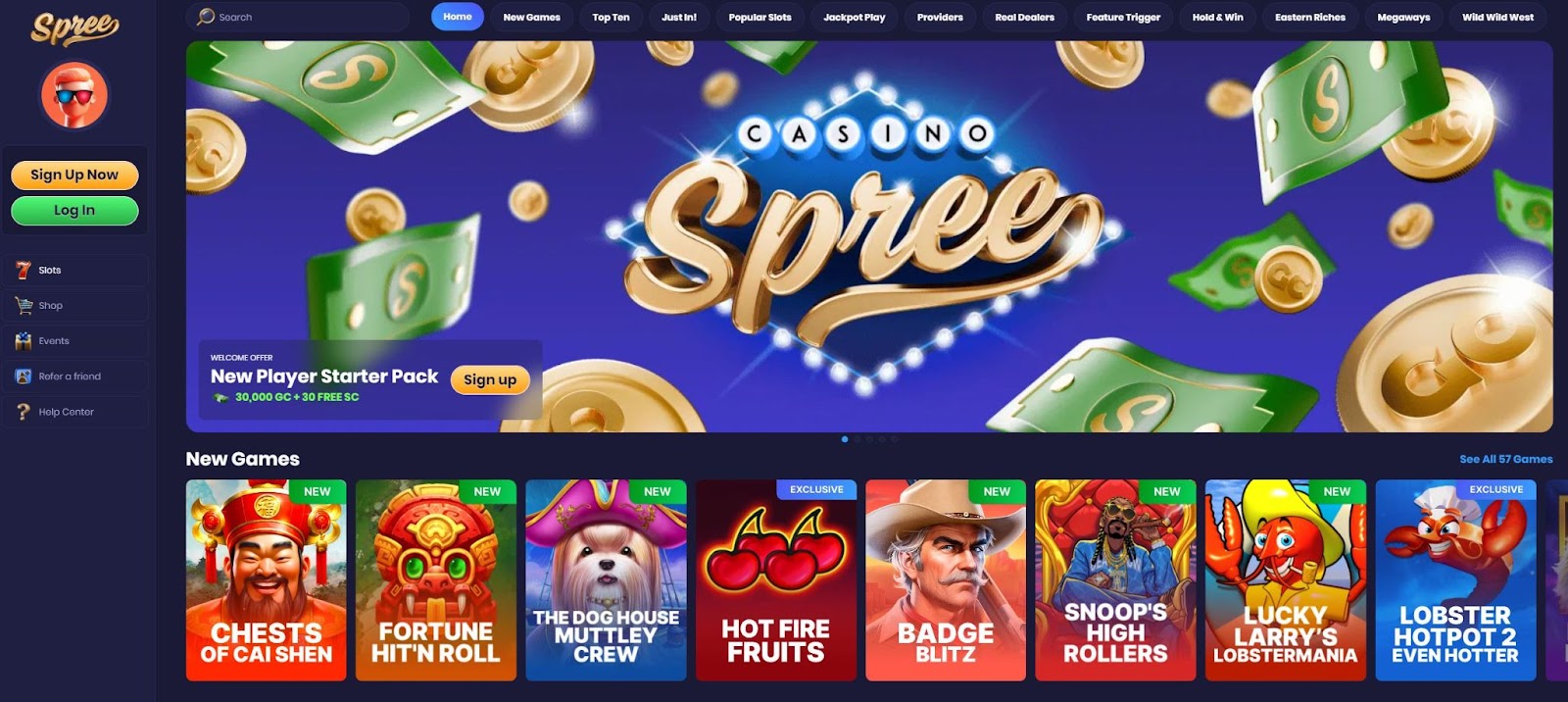 Spree casino user experience