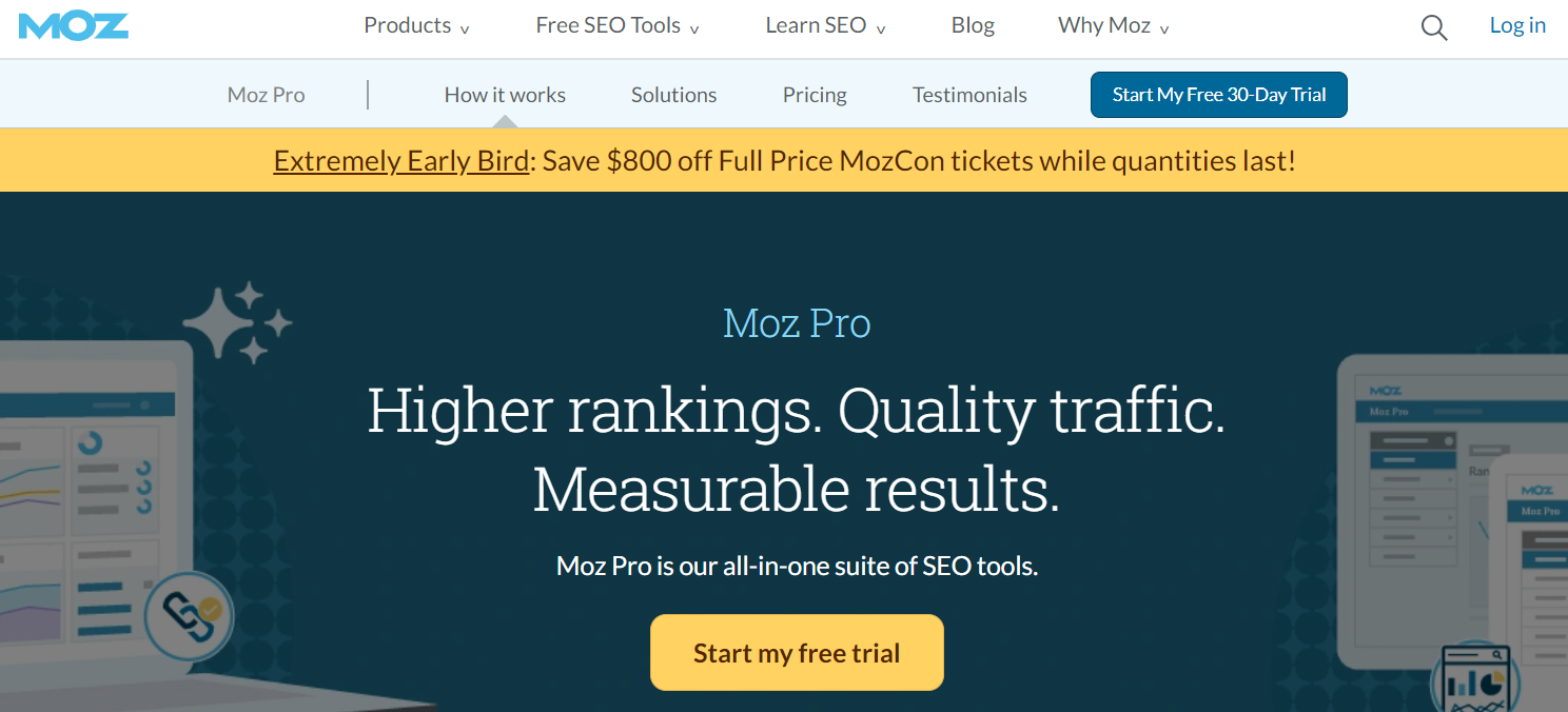 Moz Home Page