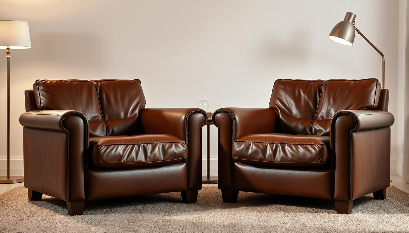 leren stoelen