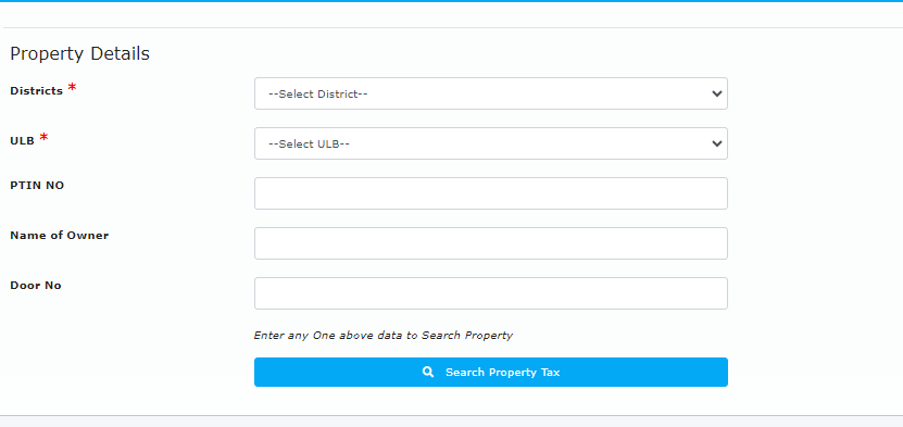 siddipet property tax