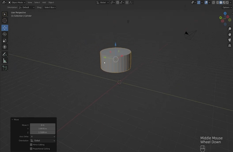 Basic 3D cube created