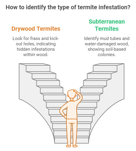 Drywood vs. Subterranean Termites