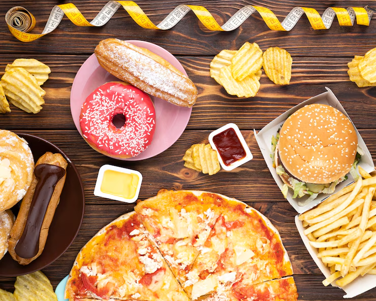 Different types of snacks