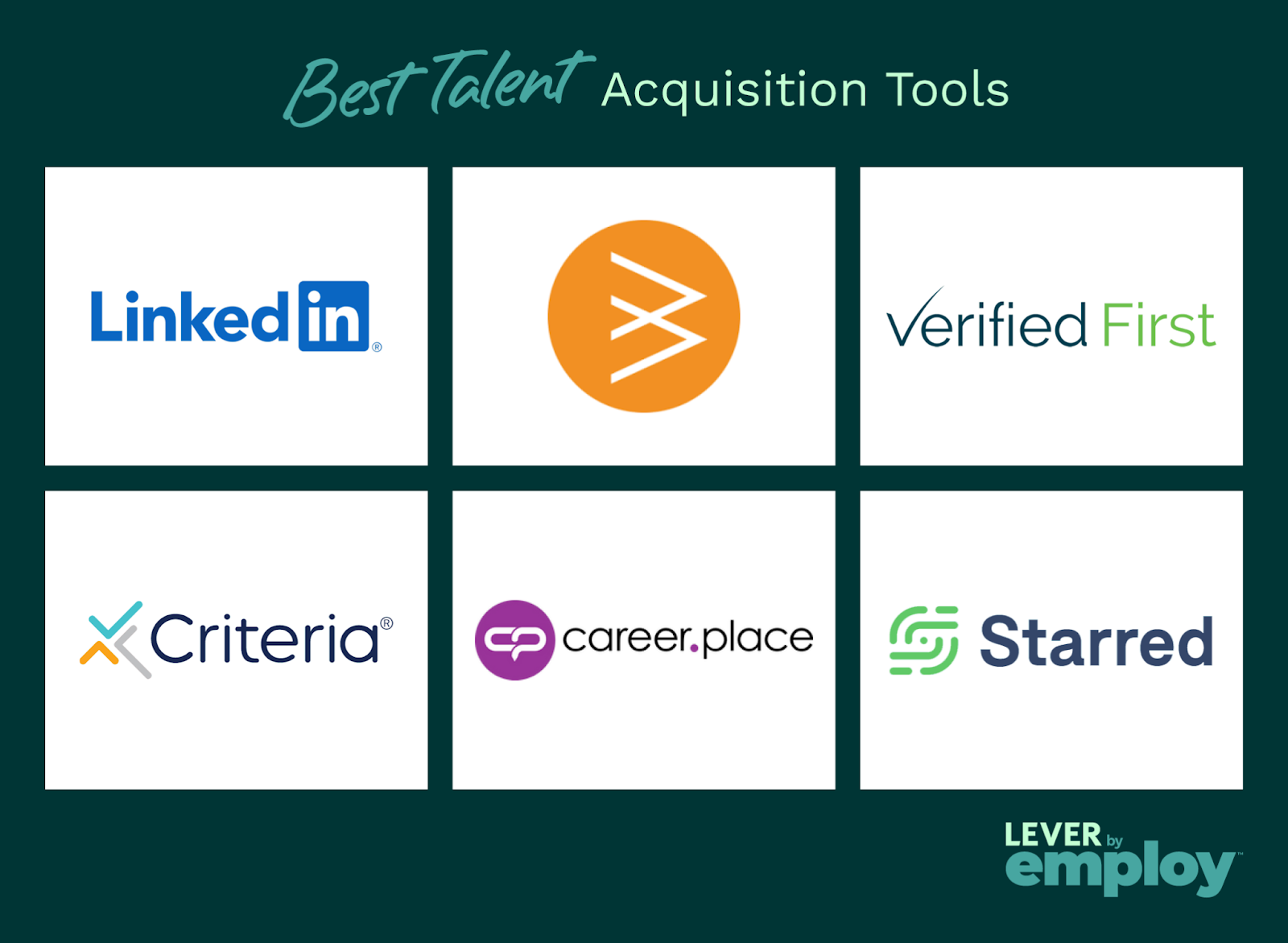 The best talent acquisition tools (as explained below)