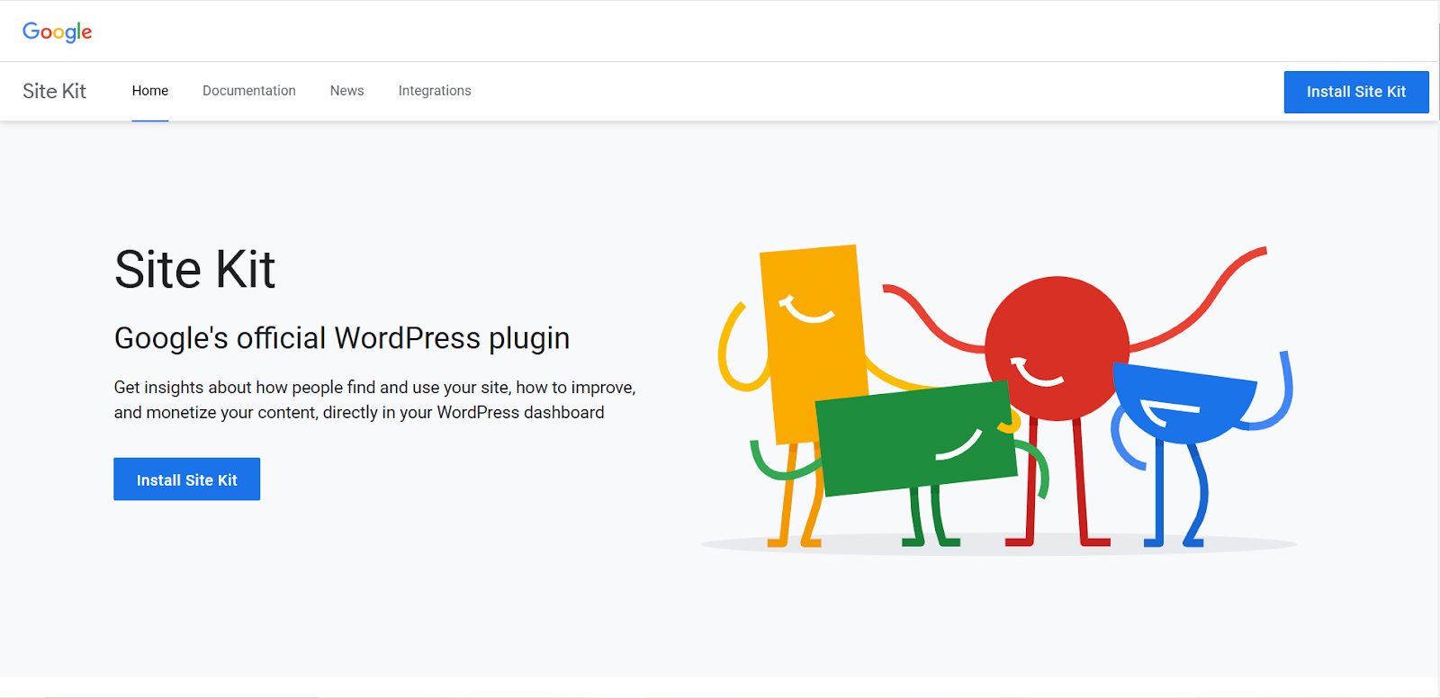 Google Site Kit SEO tool