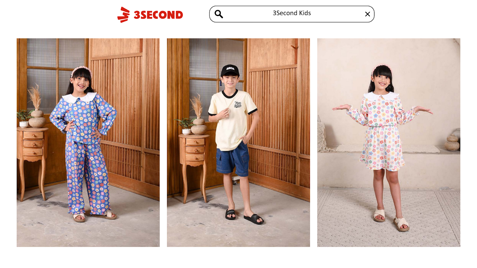 Brand Baju 3Second Kids