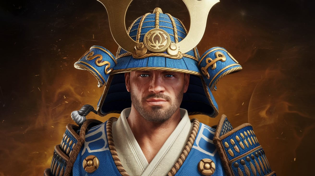 AQW Blue Samurai Hat