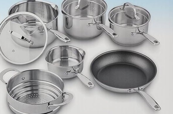 Tala Performance 5-Piece Stainless Steel Cookware Set