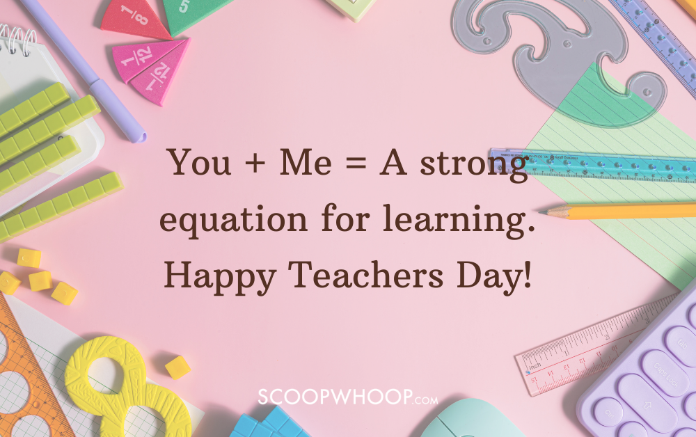 happy teachers day quotes for maths teacher