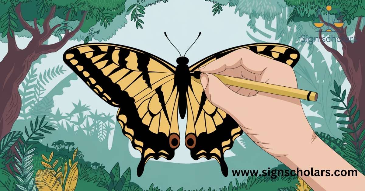 Yellow and Black Butterfly as a Spirit Animal