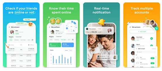 track whatsapp via walastseen