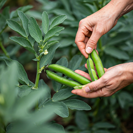 Harvesting and Storing Broad Beans