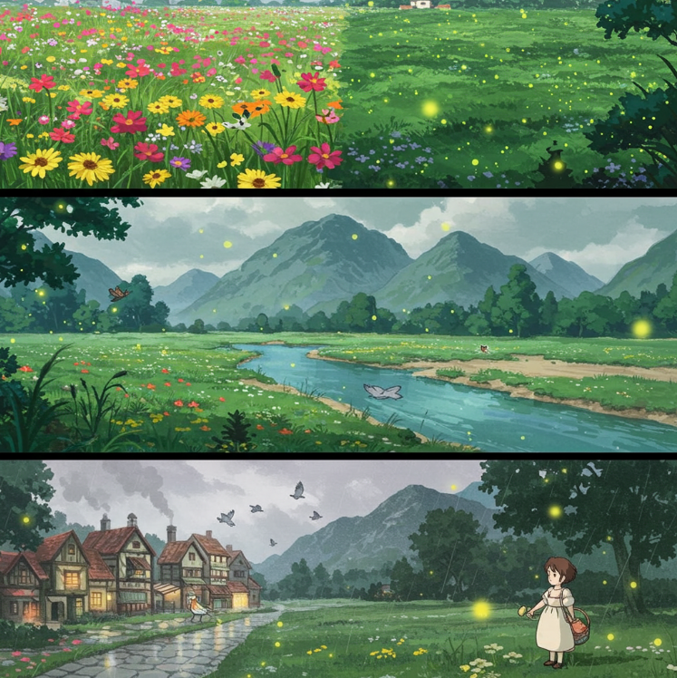Typical Studio Ghibli Visuals