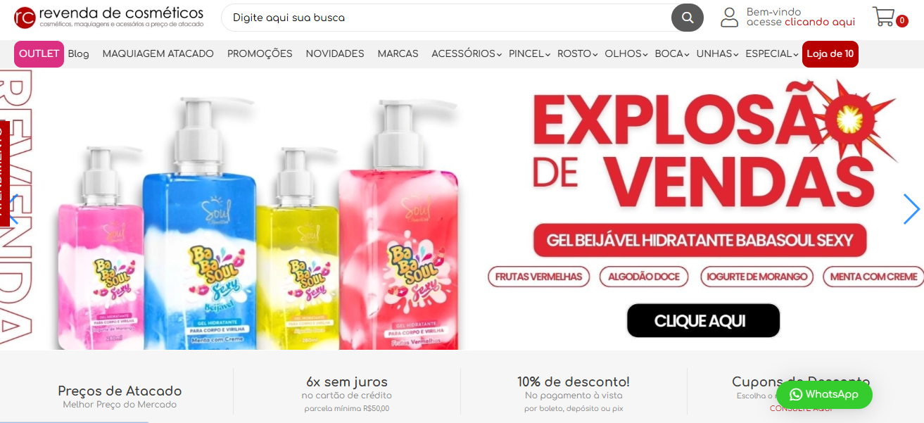 fornecedores de cosméticos para revenda