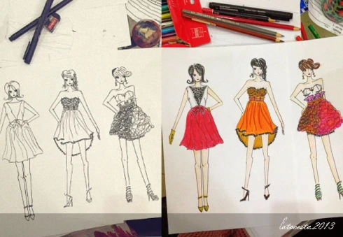 fashionista sketch
