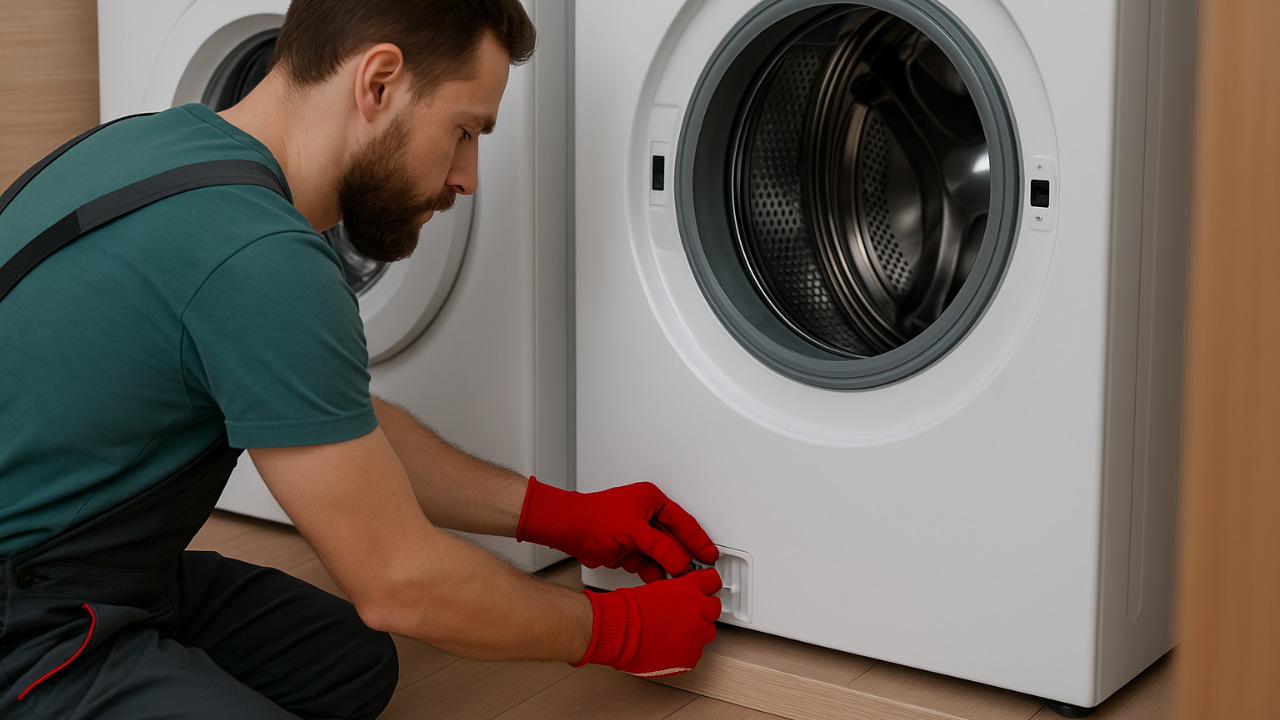 Clean the Washer Filter Compartment