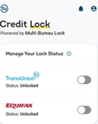 transunion credit lock