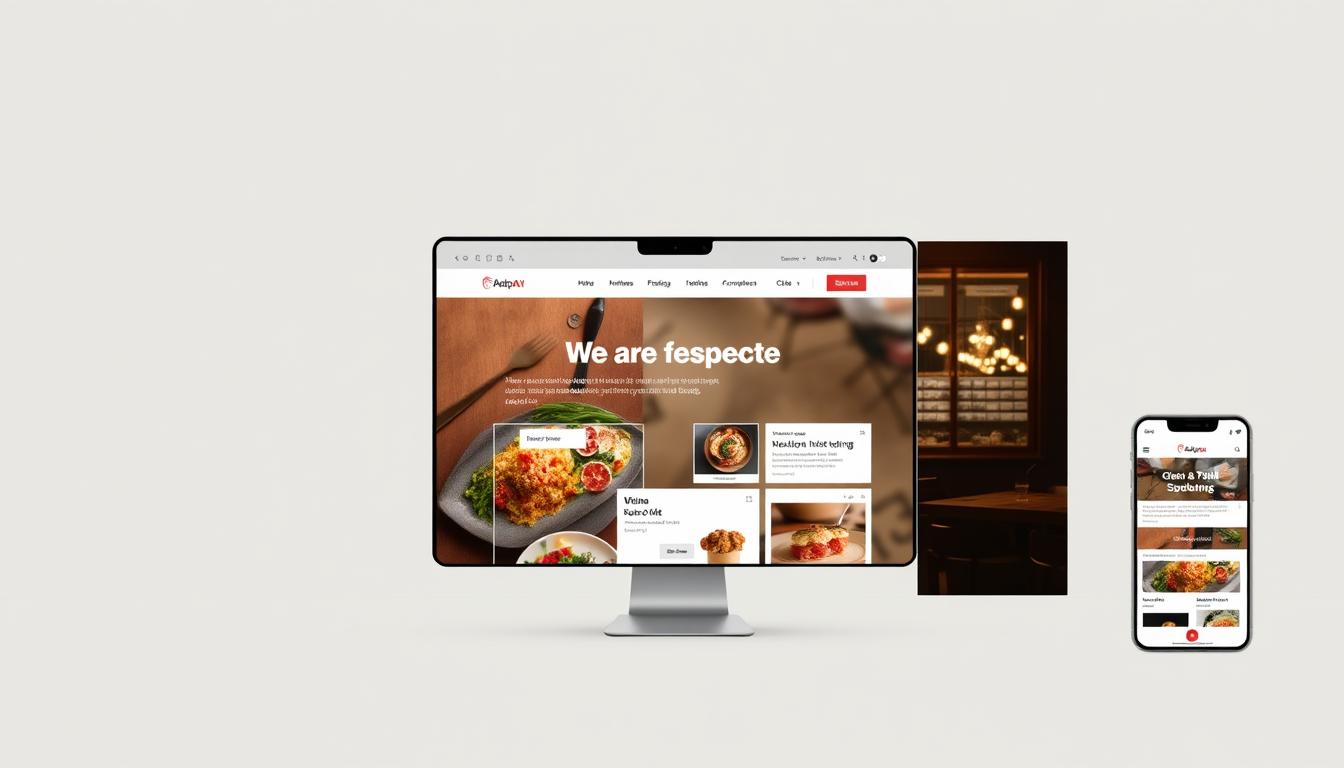 restaurant website features