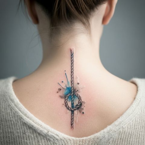 Hanging Rope Tattoo
