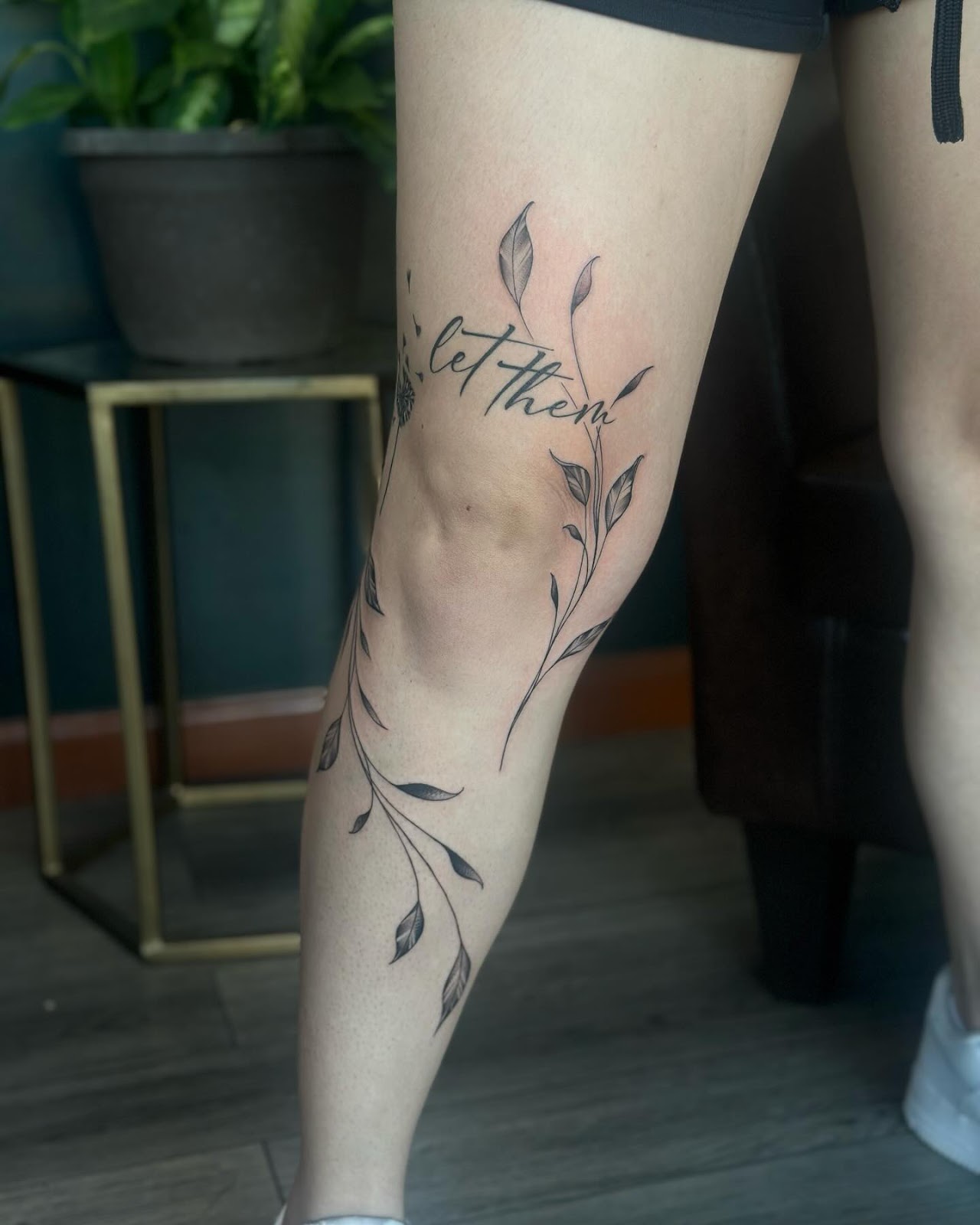 Let Them Leg Tattoos