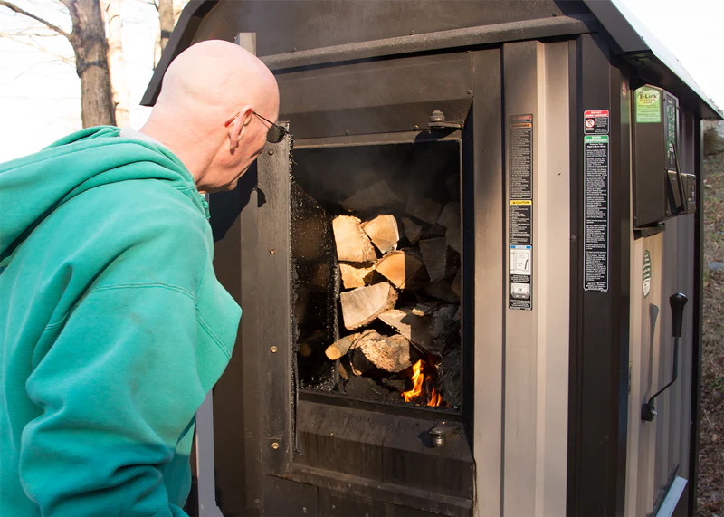 Visual Inspection of outdoor boiler