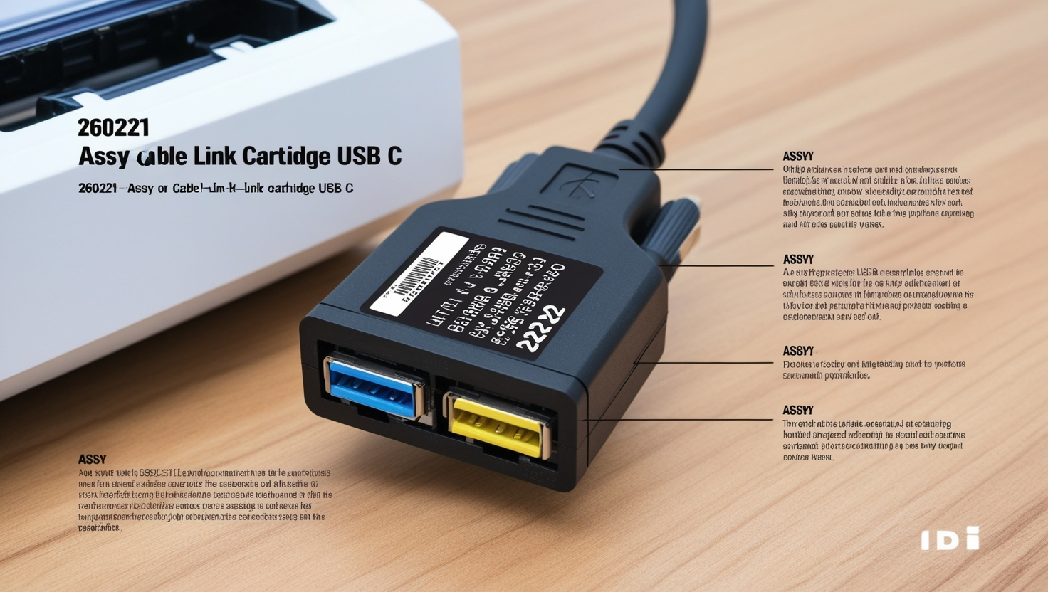 260221 Assy Cable Cartridge USB C