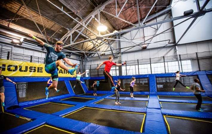 a day at a trampoline park is a fun team building activity in san francisco