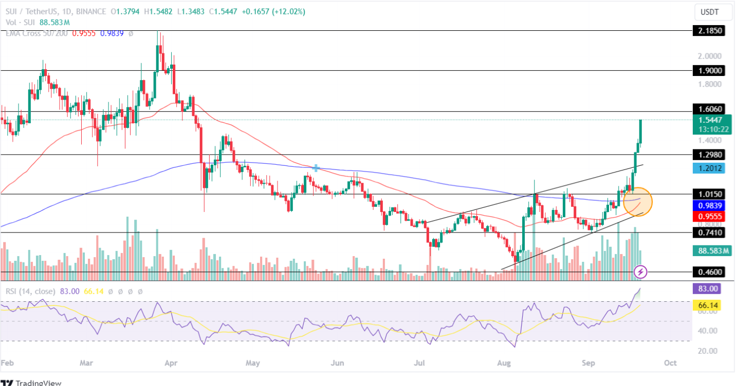 Sui price Analysis September 2024