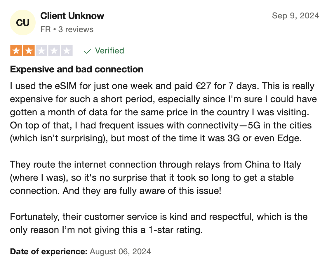 holafly customer reviews