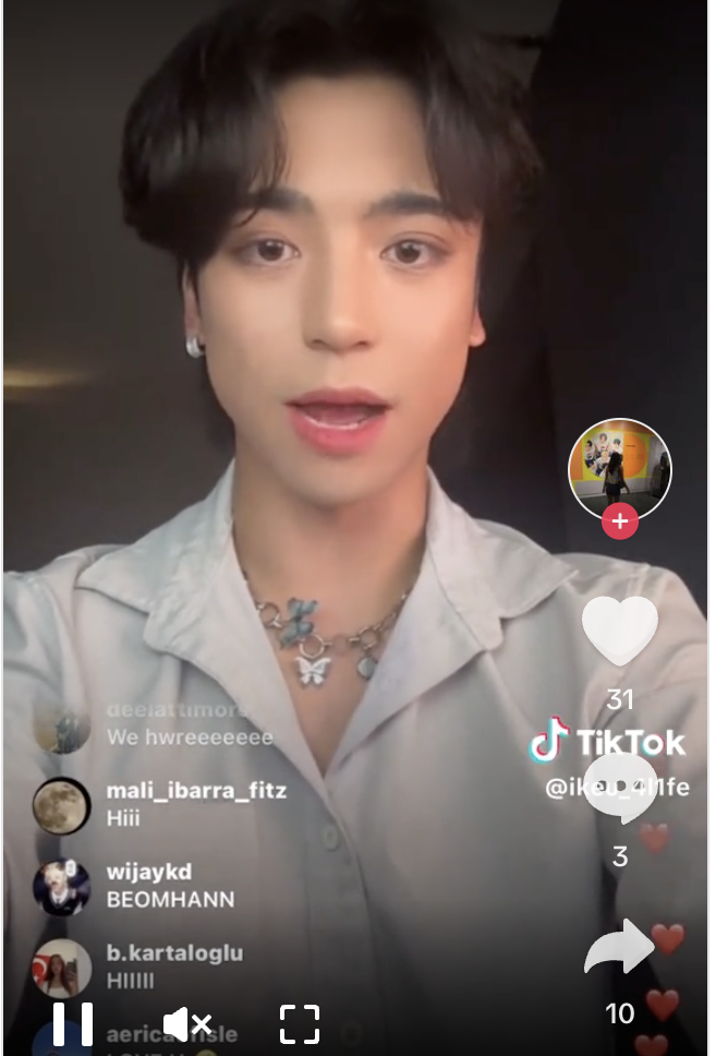 This contain Beomhan on tiktok