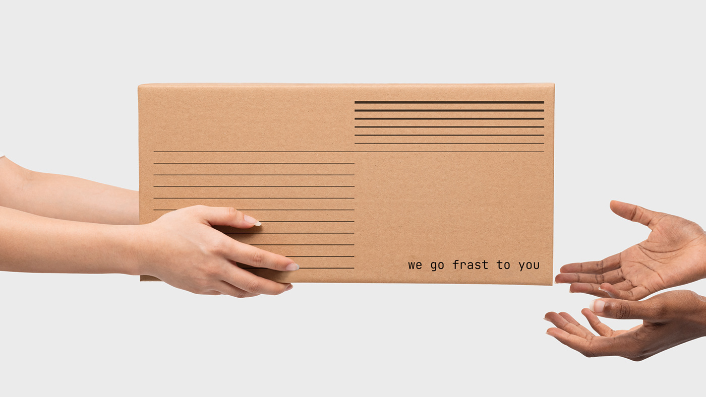 Image from the Frazt Branding: Smart Logistics Meets Modern Visual Identity article on Abduzeedo