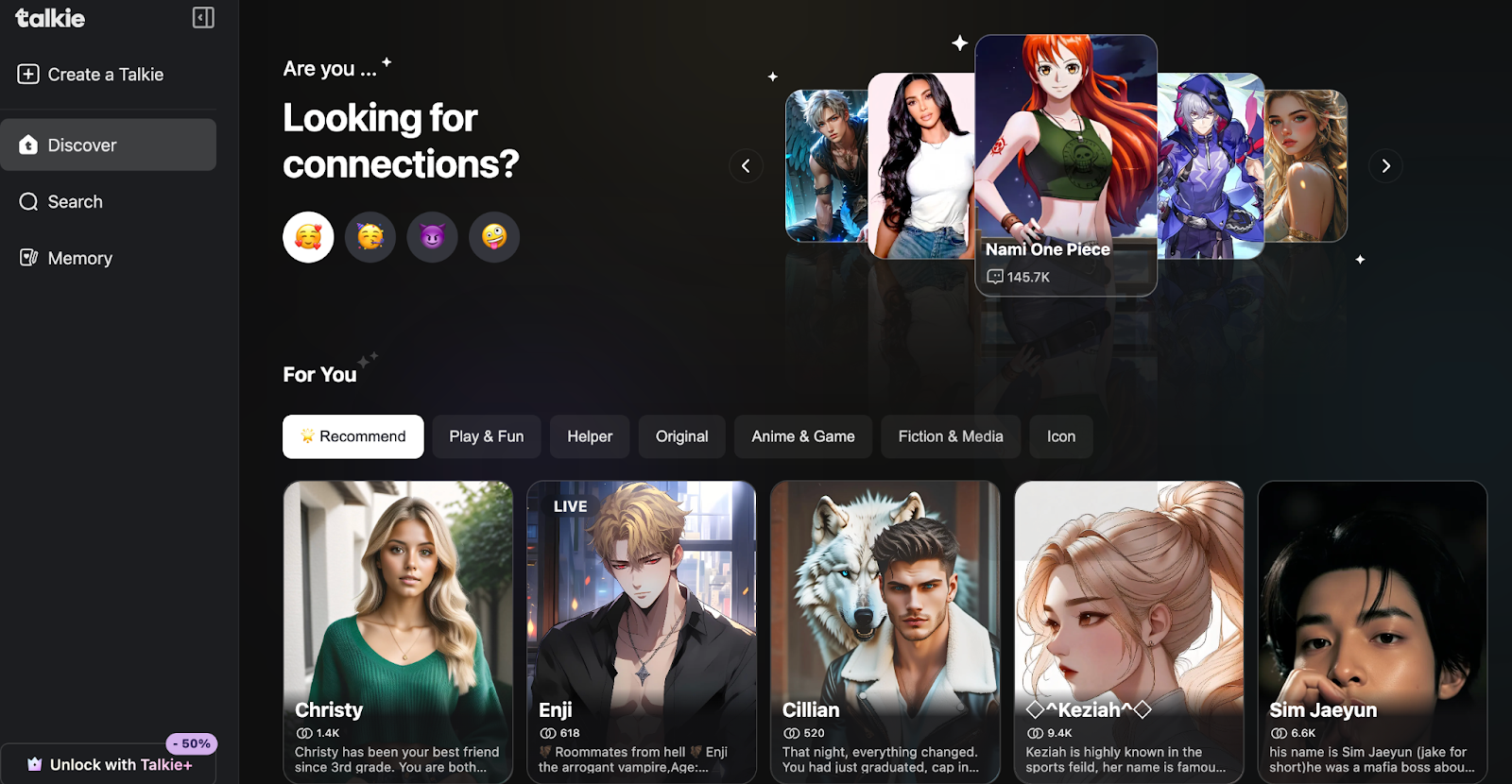 character ai alternative free