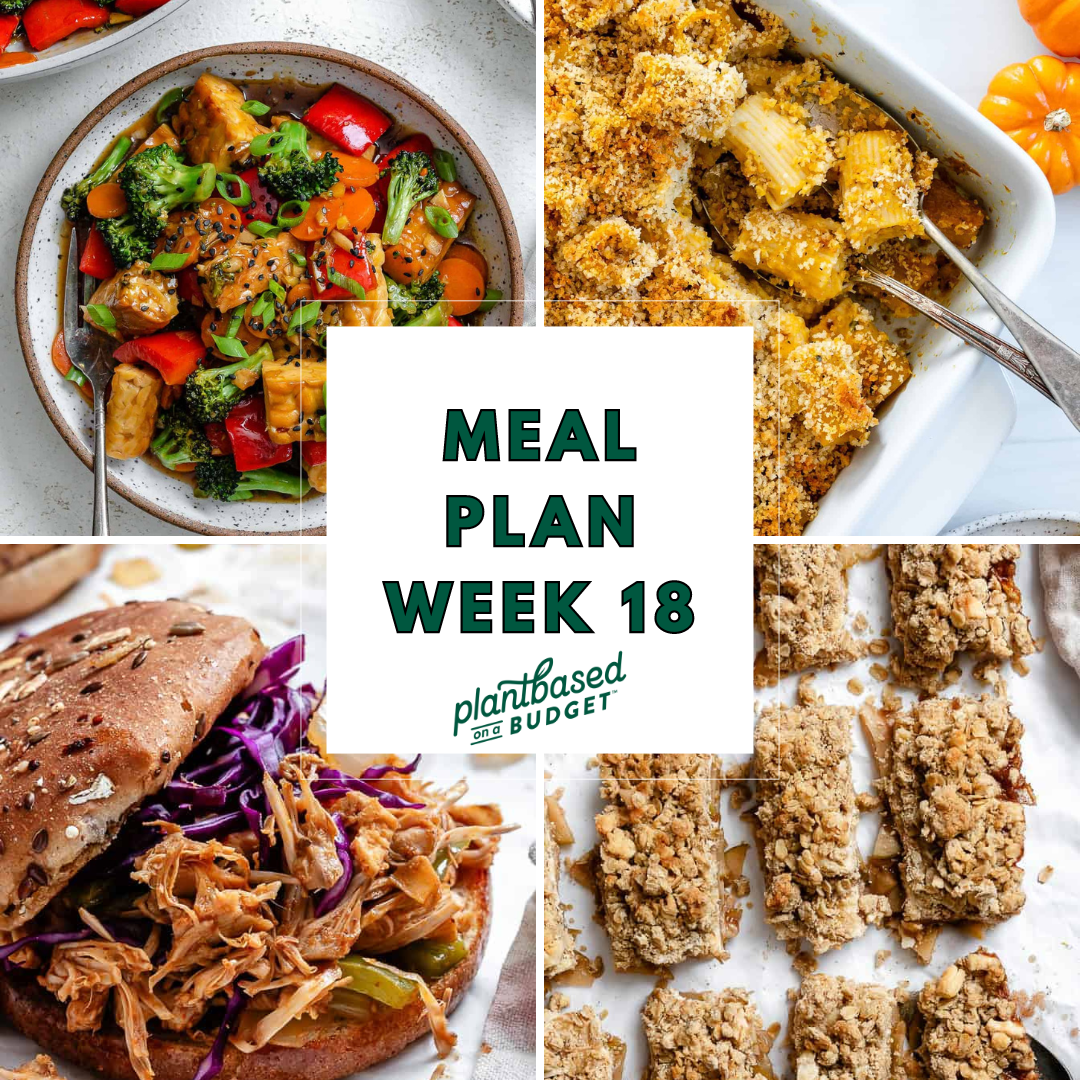 graphic for week 18 meal plan